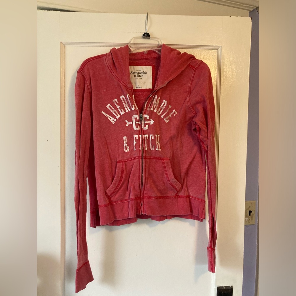 Abercrombie and Fitch zip up hoodie large